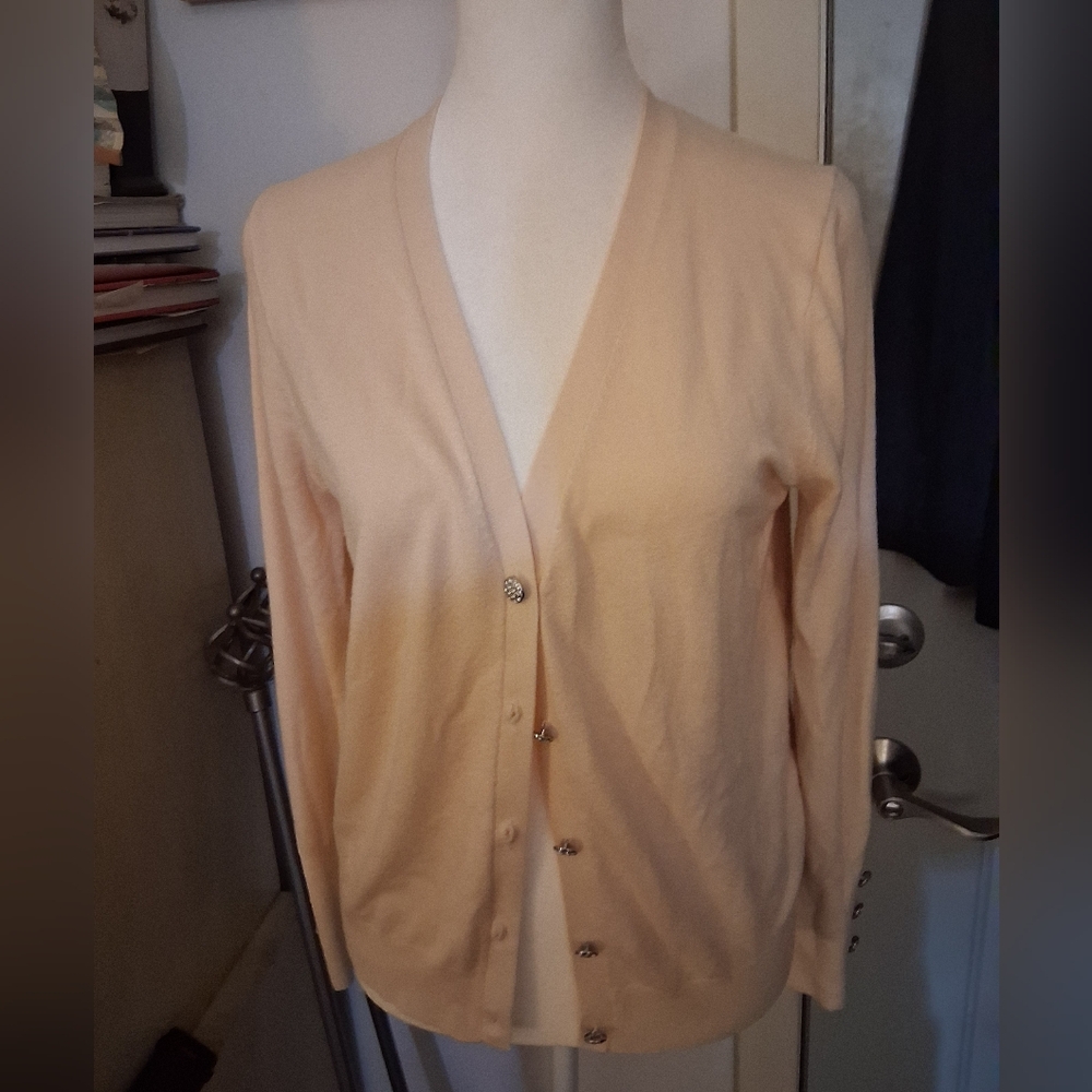 Zara Cream Cardigan Sweater L 17$Worn 1x